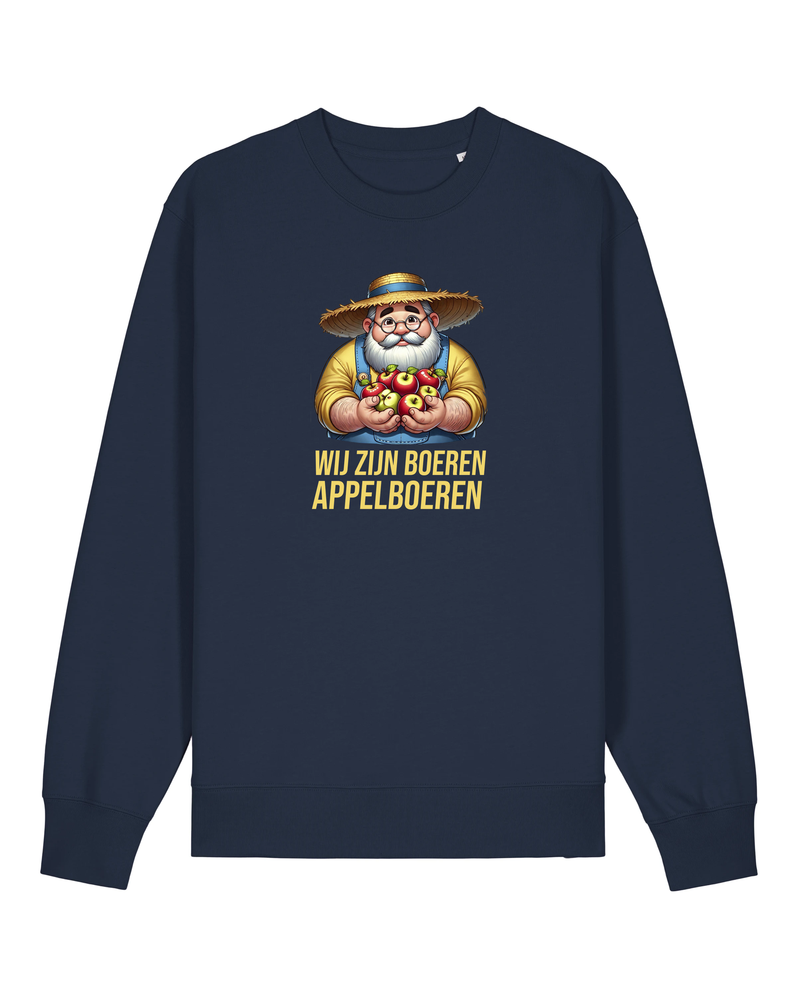 Topfanz Sweater Wij zijn appelboeren - Navy Blue